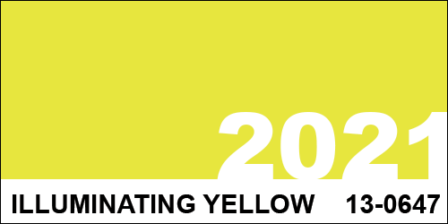 2021 Color of the Year - Illuminating Yellow 13-0647